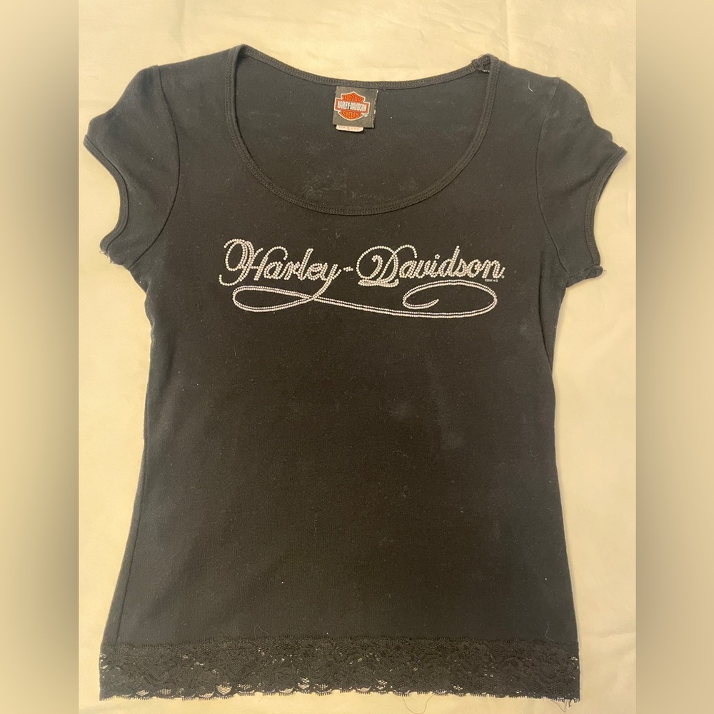 Vintage Harley-Davidson Women’s Tee M | Made in USA | Waterford Ireland Back